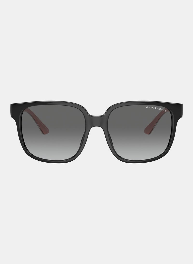 Armani Exchange Full Rimmed Square Sunglasses 0AX4136SU 56 821111 - Image 1